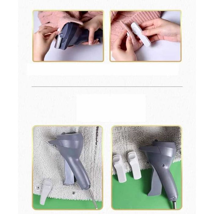 Pistol detasator alame, sistem mecanic EAS, Carlig detasator inclus