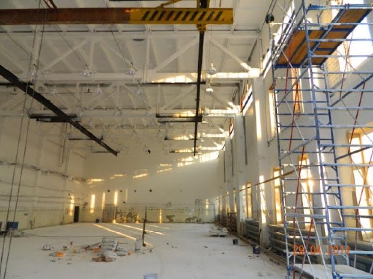 Побелка и покраска ангаров, овощехранилищ и коммерческих помещений