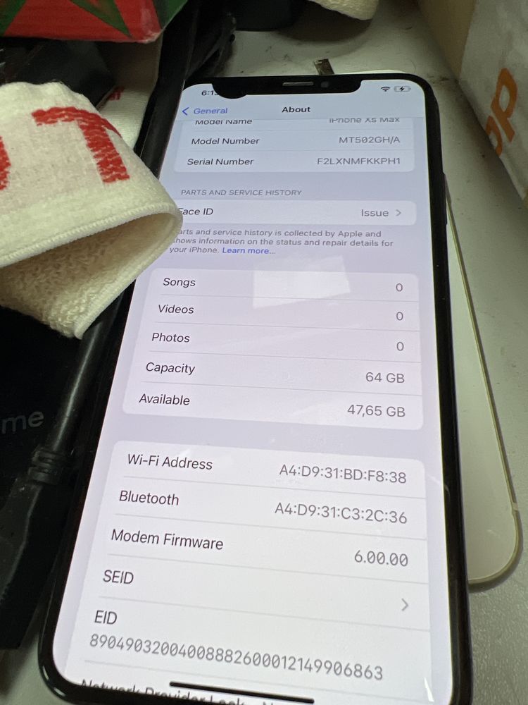 Iphone xs max 64gb