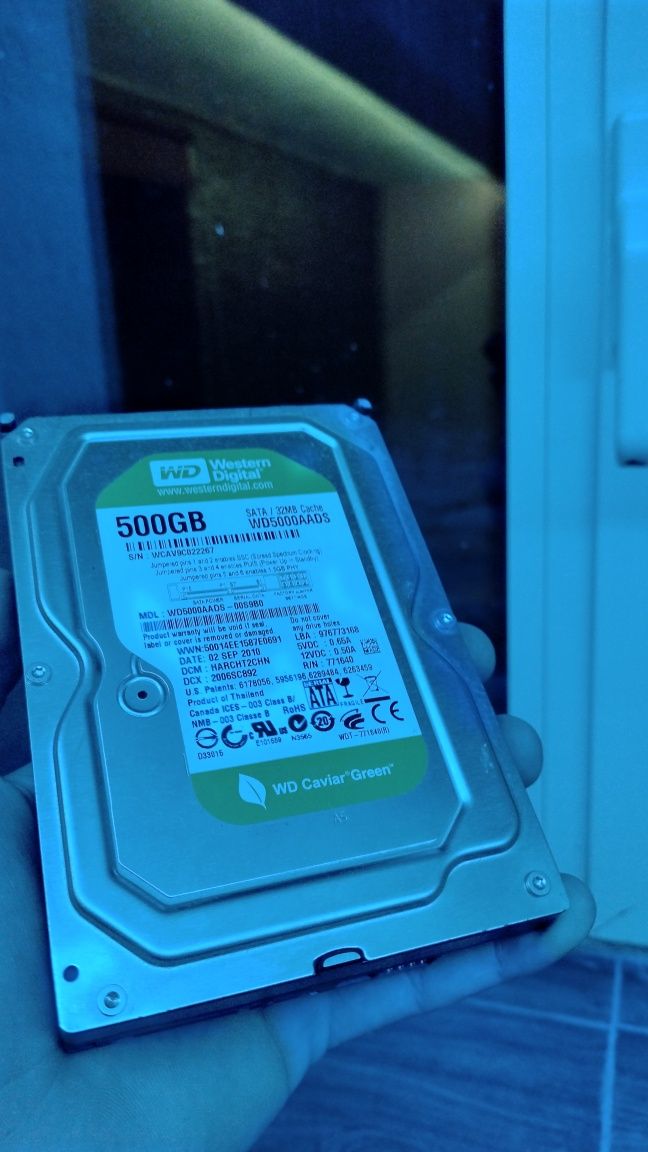 HDD 500gb WD green