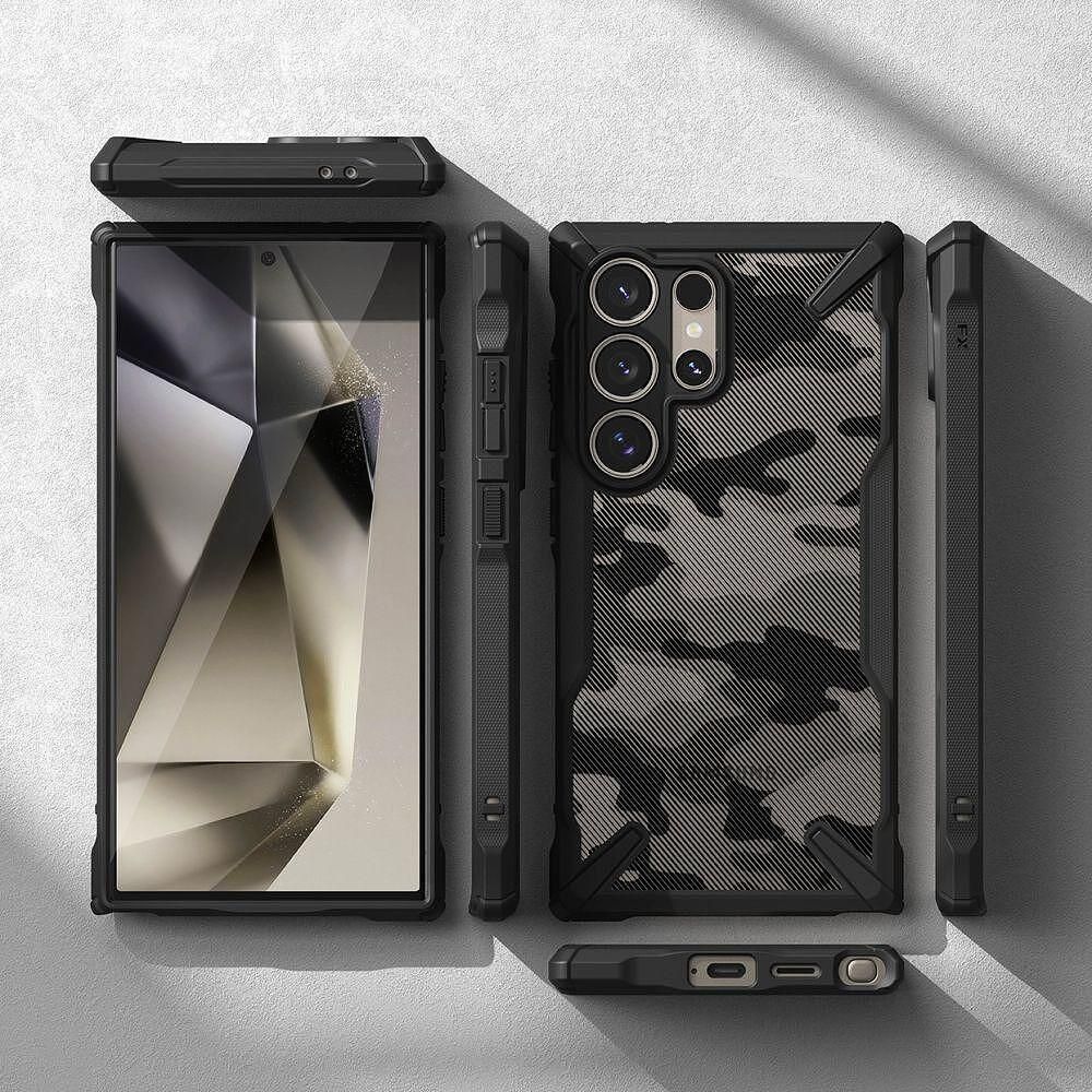 Кейс ringke fusion x за samsung galaxy s24 ultra camo black