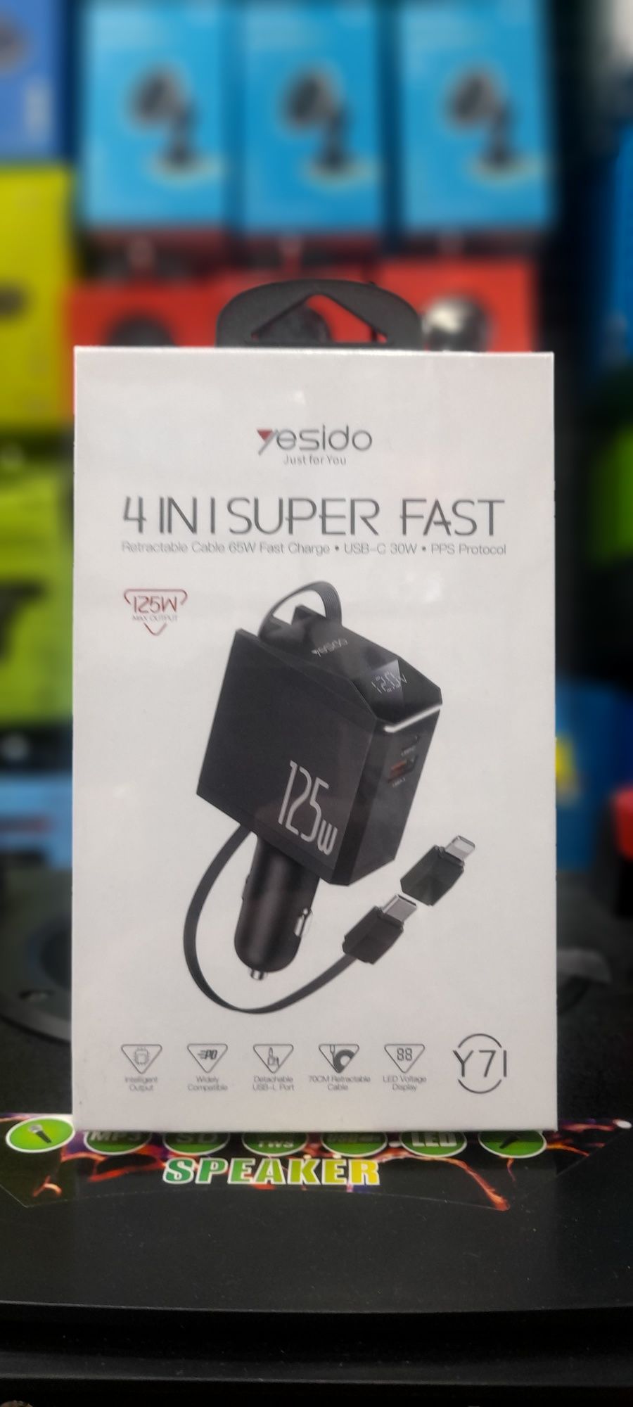 Car charger / автомобильный зарядное ( Yesido-Y71 )