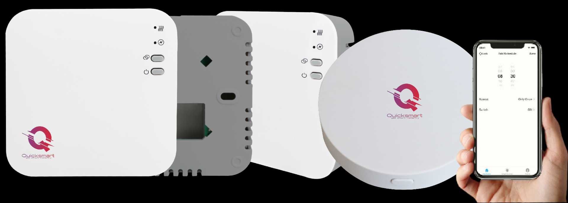 Automatizare Pardoseala, 2x 8 zone, 4 termostat Q20, Wireless, Smart
