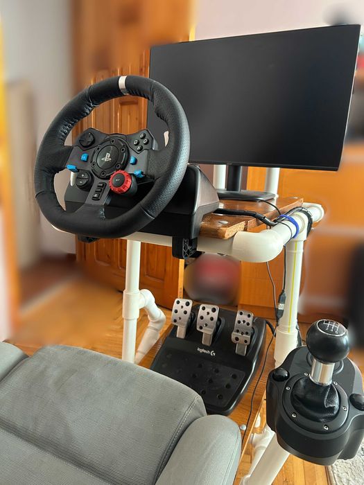 Simulator auto Custom Rig cu Logitech G29+Schimbator