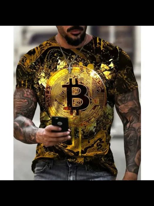 Тениска блуза крипто биткойн bitcoin btc