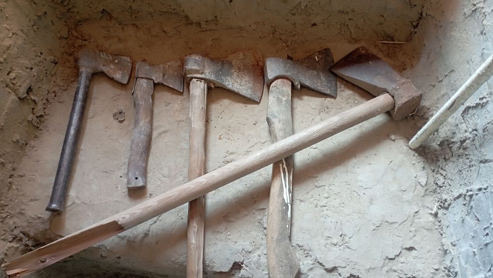 Болта дарахт чопиш учун