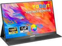 Monitor portabil Yodoit, ecran IPS 1920×1080P cu ecran FHD de 15,6