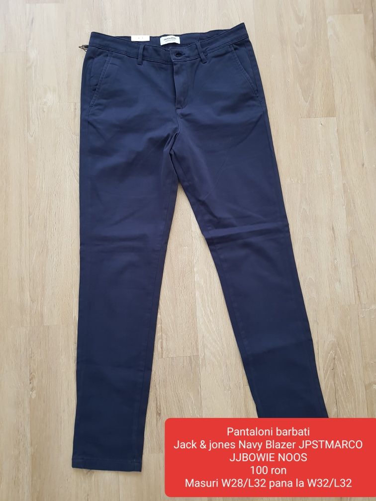 Pantaloni Jack & Jones eleganţi Slim Fit pants studio bloumaren