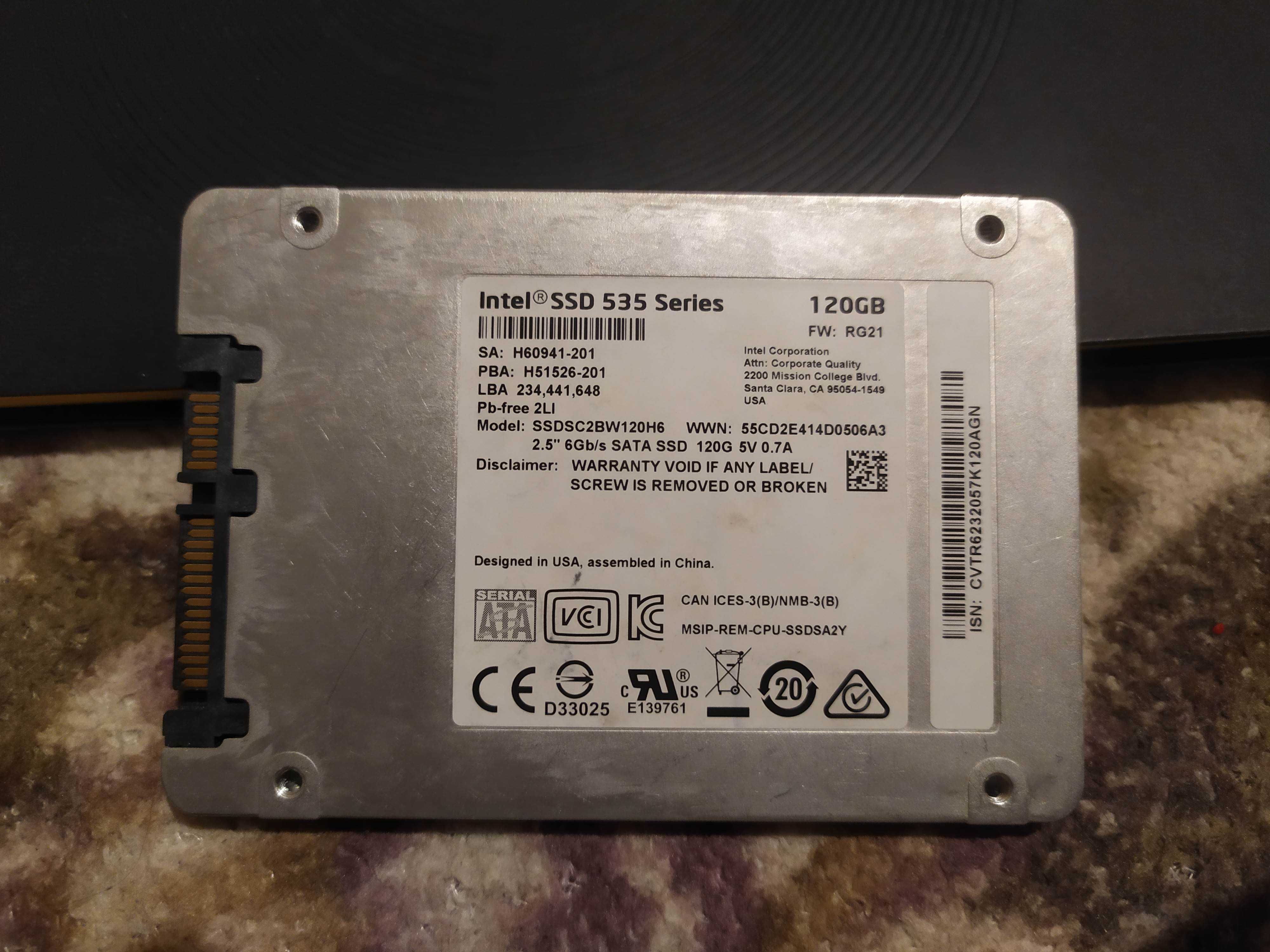 ССД SSD Intel 535 series 120GB