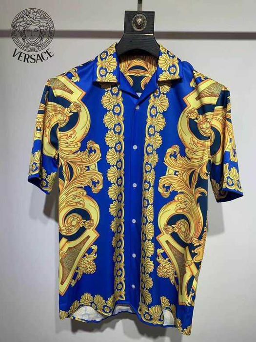 Versace Baroque Print Button-Up Shirt