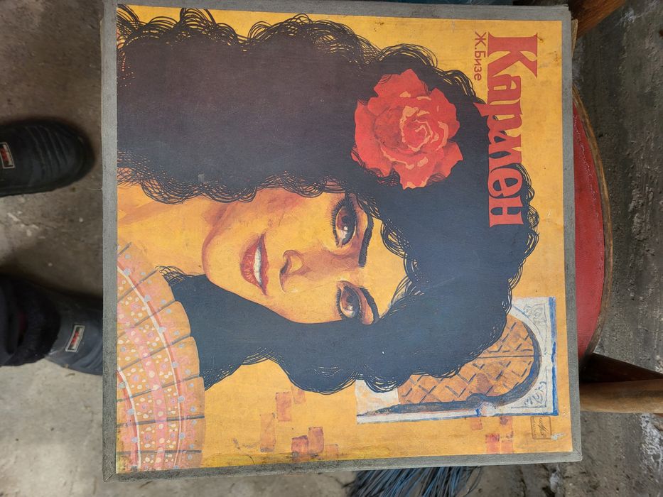 Виниловые пластинки.