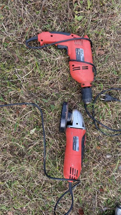 Bormașină Raider RD-ID33 + Polizor unghiular Raider RD-AG20 (flex)