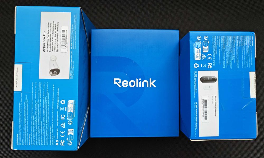 Нови Reolink Bundle 3в1 комплект камера+видео звънец и база