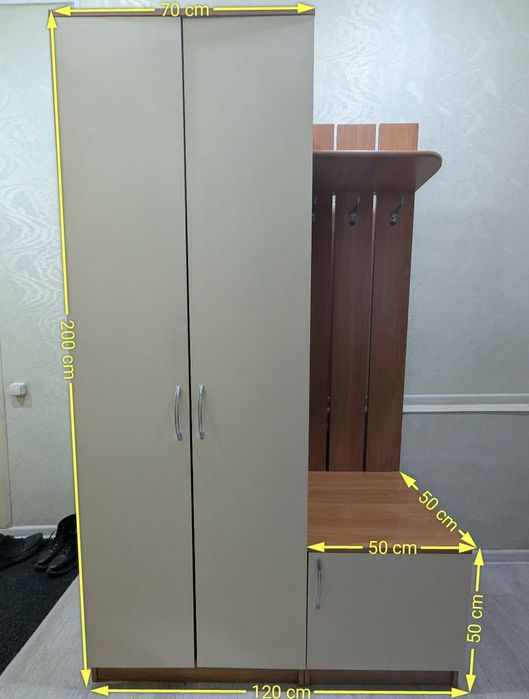 Шкаф, прихожая в хорошем состоянии