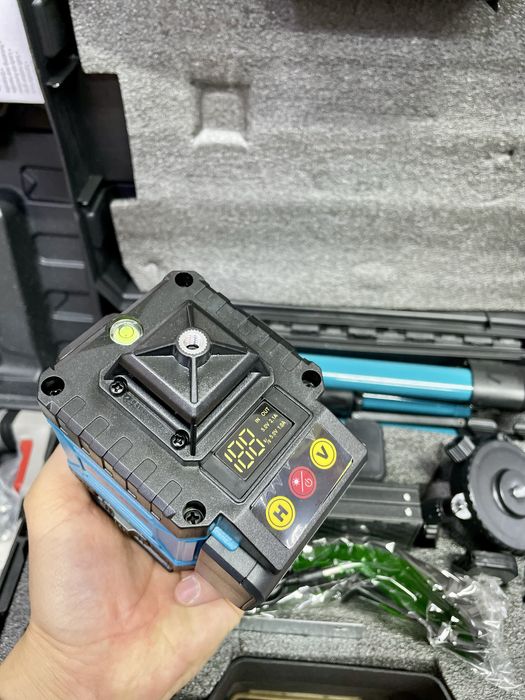 Лазерный уровень 16 лучей, 4Д, проекция на 360 градусов