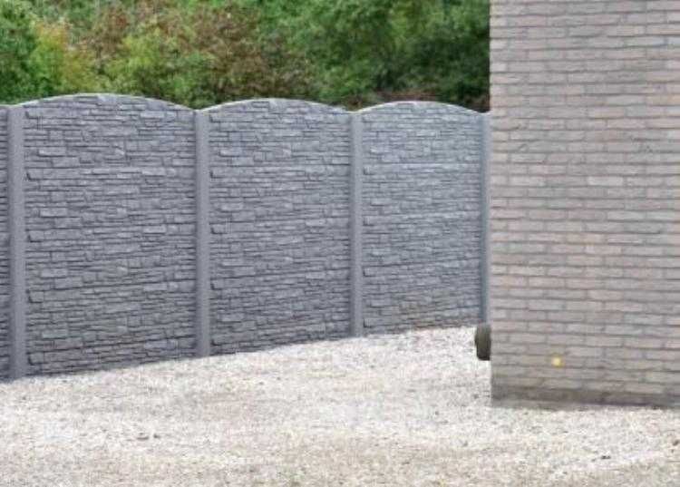 gard beton de rezistenta maxima placi diverse nuante si modele