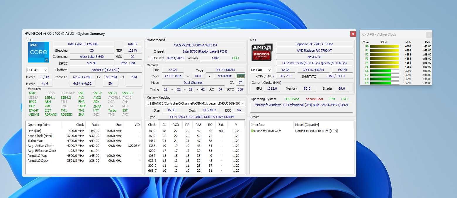 PC Gaming 2K - i5 12600kf/RX 7700 XT, 32GB RAM