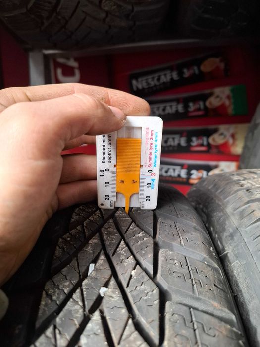 2 Зимни гуми Фалкен 165/65/14 ДОТ23 7мм (безплатно поставяне)