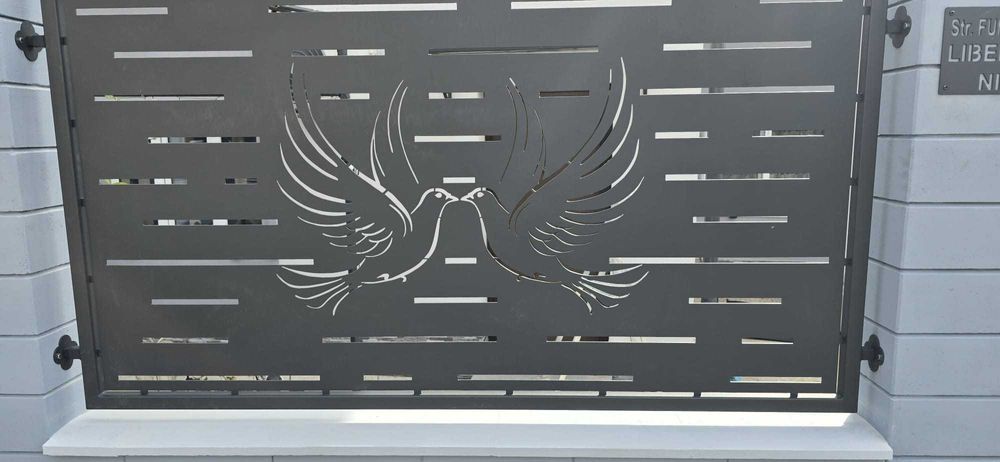 Gard din tabla traforata CNC tabla decupata CNC