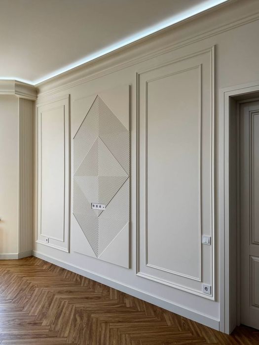 Ремонт квартиры, гипсовые работы любой сложности, золочение или серебр