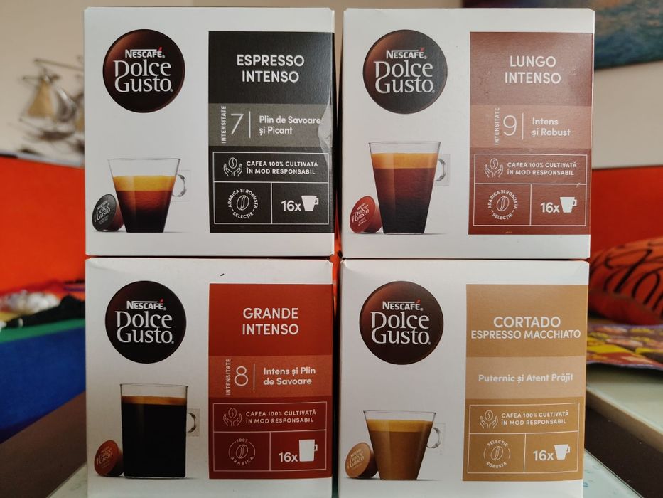 Capsule nescafe dolce gusto cortado espresso intenso lungo intenso