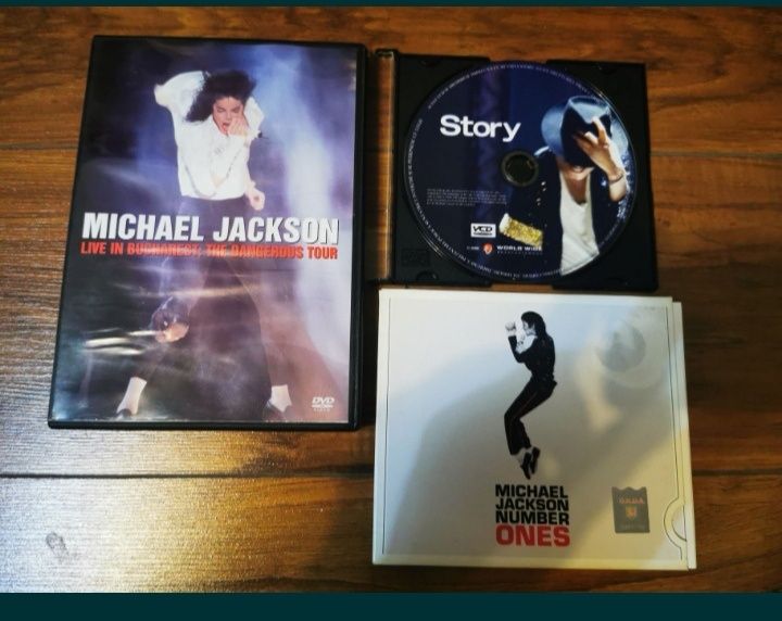 DVD Michael Jackson Live Bucharest / Cd Number Ones  / Story