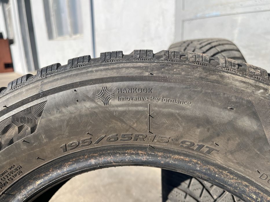 2 бр. зимни гуми 195/65/15 Hankook DOT 1322 6 mm