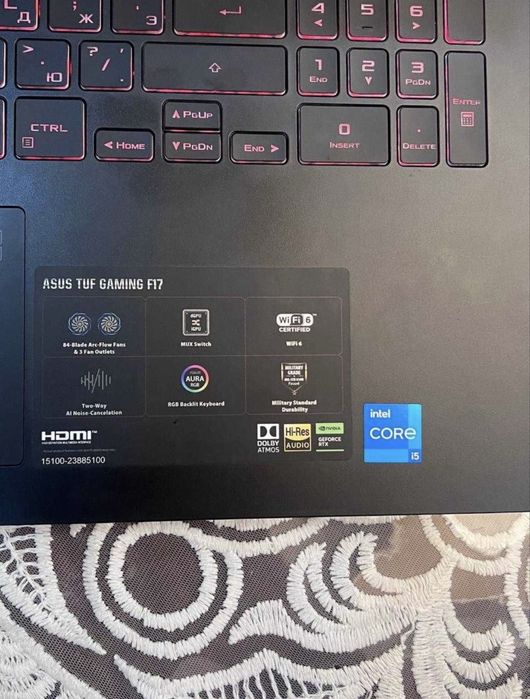 Asus Tuf Gaming F17