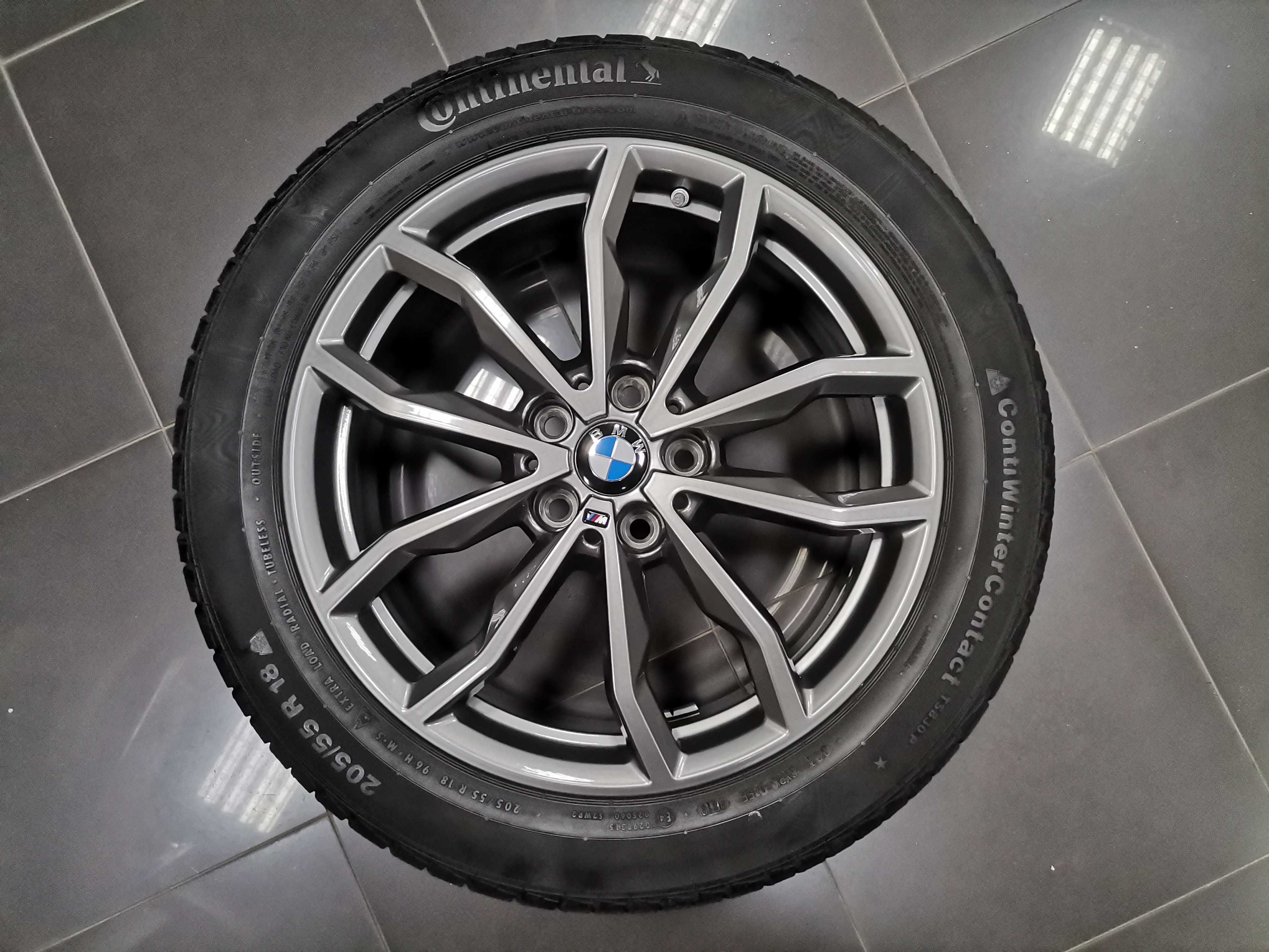 18” Зимен К-т BMW Джанти Style 711 M Гуми Датчик X1 F48 U11 U12 X2 F39
