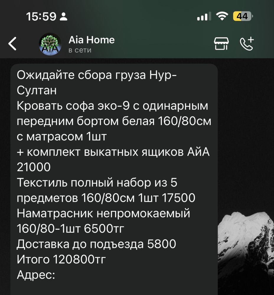 Подростковая кроватка Aia home
