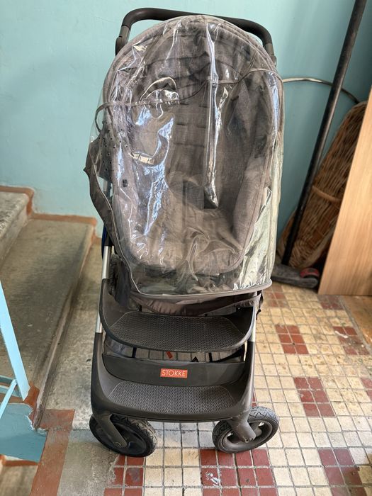 Коляска Stokke (серая, универсальная)