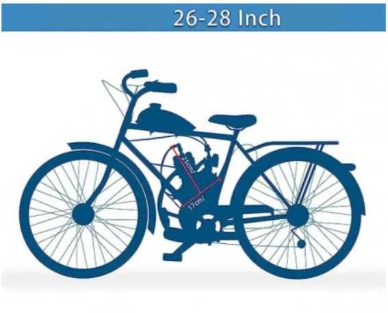 Motor complet bicicleta 80cc , 2 timpi