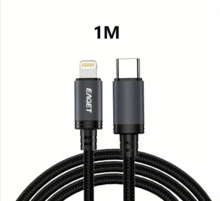 Încărcător  rapid  27W – USB-C la Lightning anti rupere