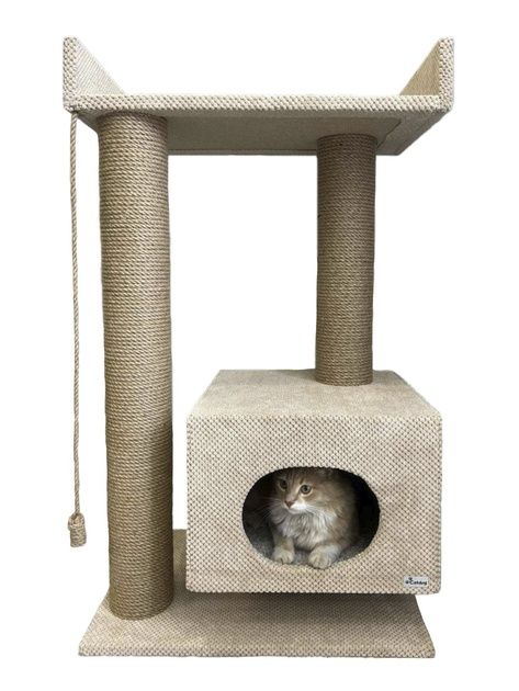 Домик для кошек. Дом для кота. Когтеточка