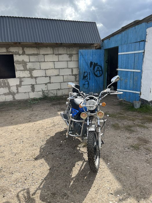 Мотоцикл 200 синий