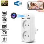 Camera Spion WIFI, TSS- PEU2W Ascunsa in Priza Dubla ,5MP,Full HD