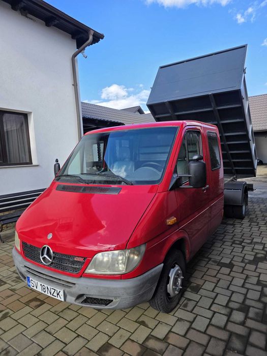 Mercedes Sprinter 413 CDI Basculabil, 5+1, Cabina dubla