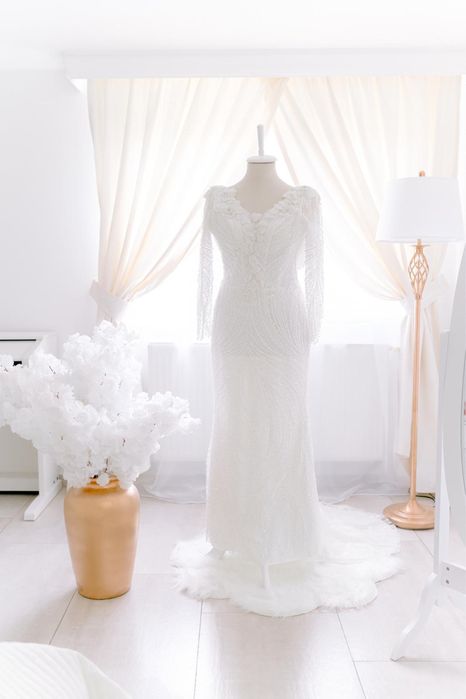 Rochie de mireasa-alb/ivory