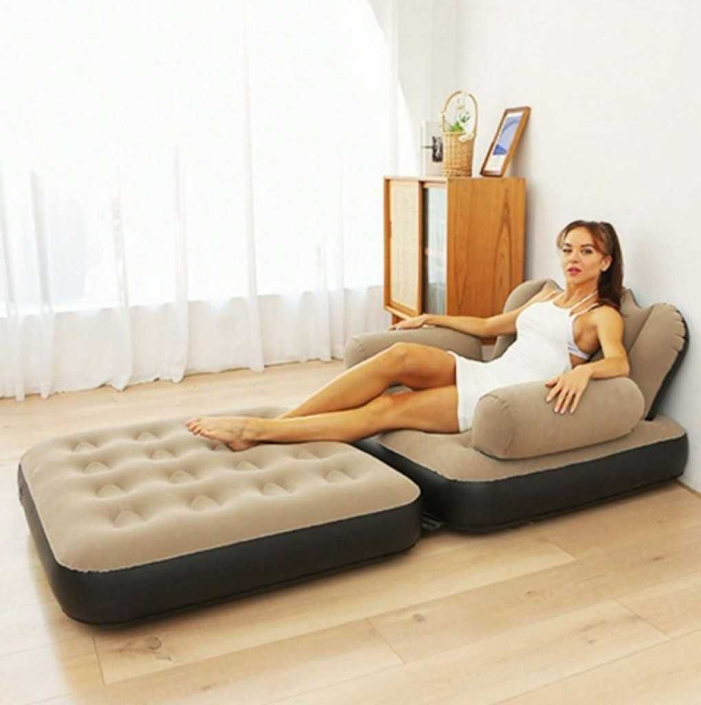 Надуваем фотьойл 5 в 1 SuperSofa