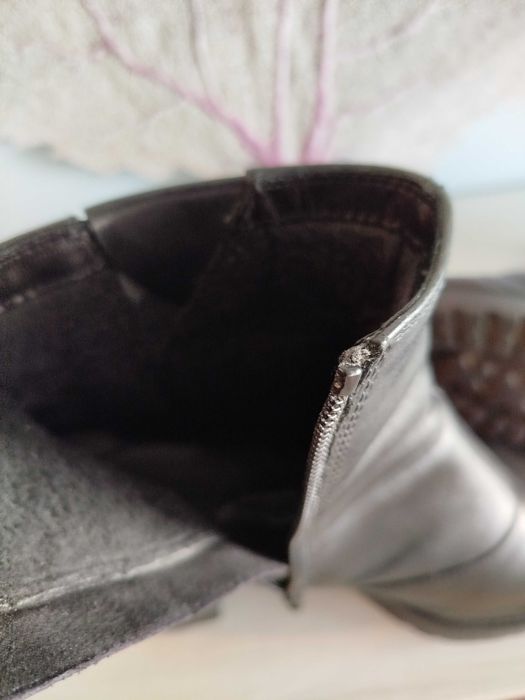 Черни боти VAGABOND – естествена кожа, №40