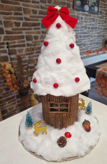 Ръчно изработена коледна декорация