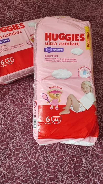 Трусики хагисс 6 Huggies ultra comfort