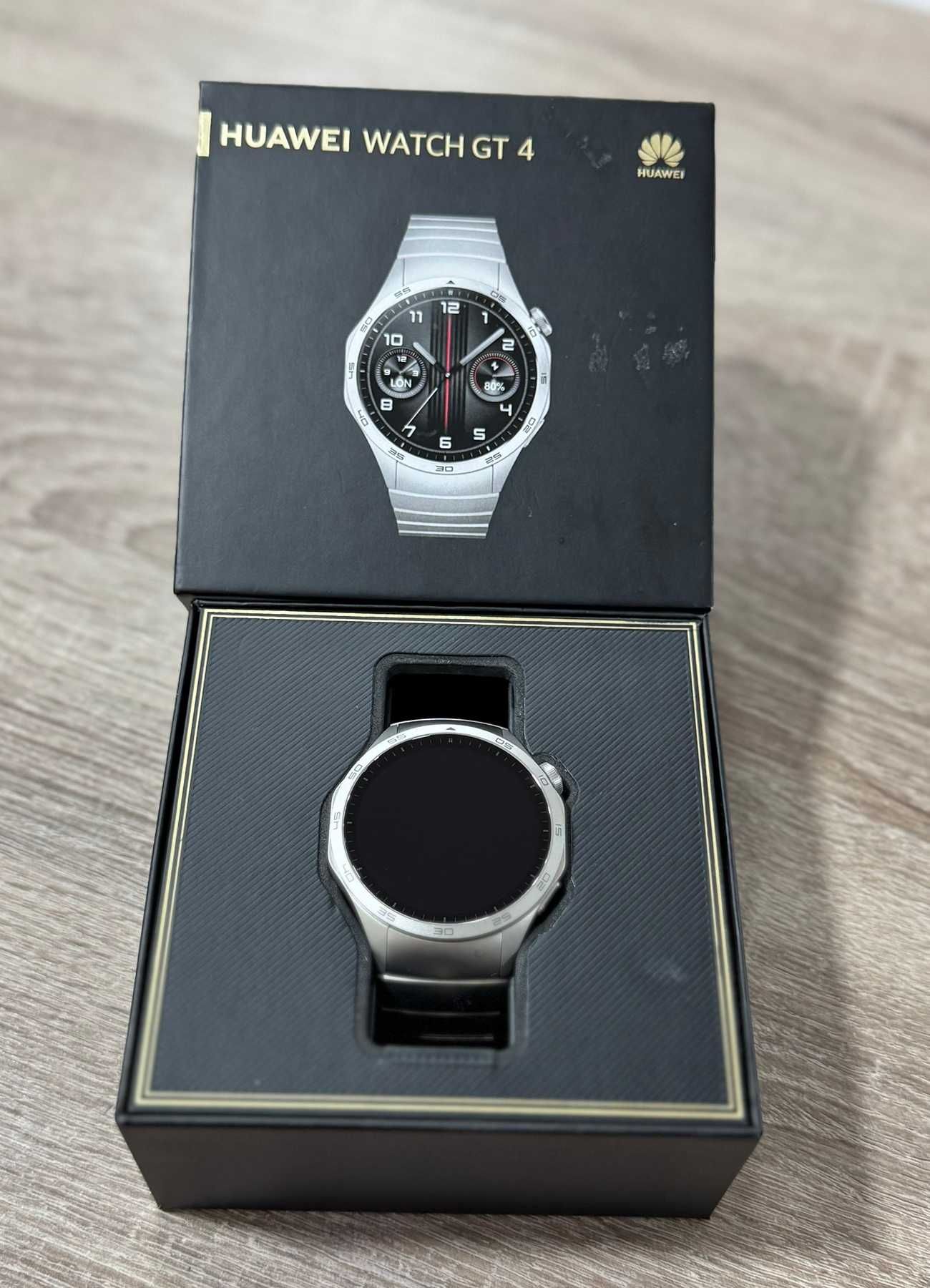 Смарт часовник HUAWEI WATCH GT 4 GREY Stainles Steel Strap 46 MM