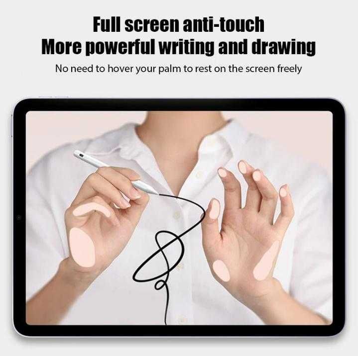 Apple Pencil 2 iPad Air 5 Tilt Function Palm Rejection Магнитен Стилус