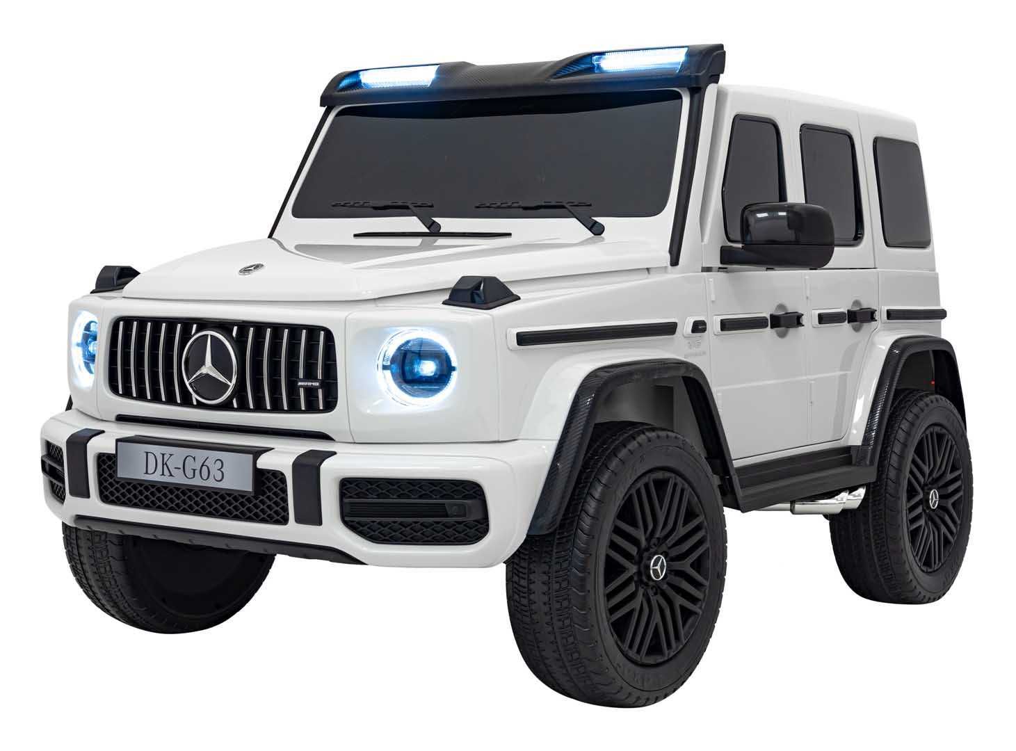 Masinuta electrica pt copii Mercedes AMG G63 NOU XXL 24V 800W 4x4 Alb