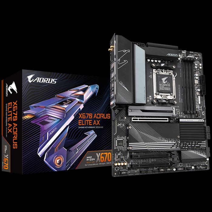 Дънна платка AM5 Gigabyte AORUS ELITE AX X670