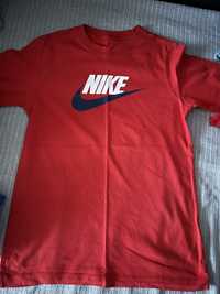 Nike logo red тениска детска