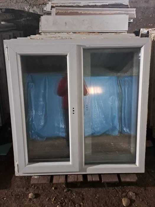 Ferestre PVC second hand cu geam termopan in 2 si 3 canate