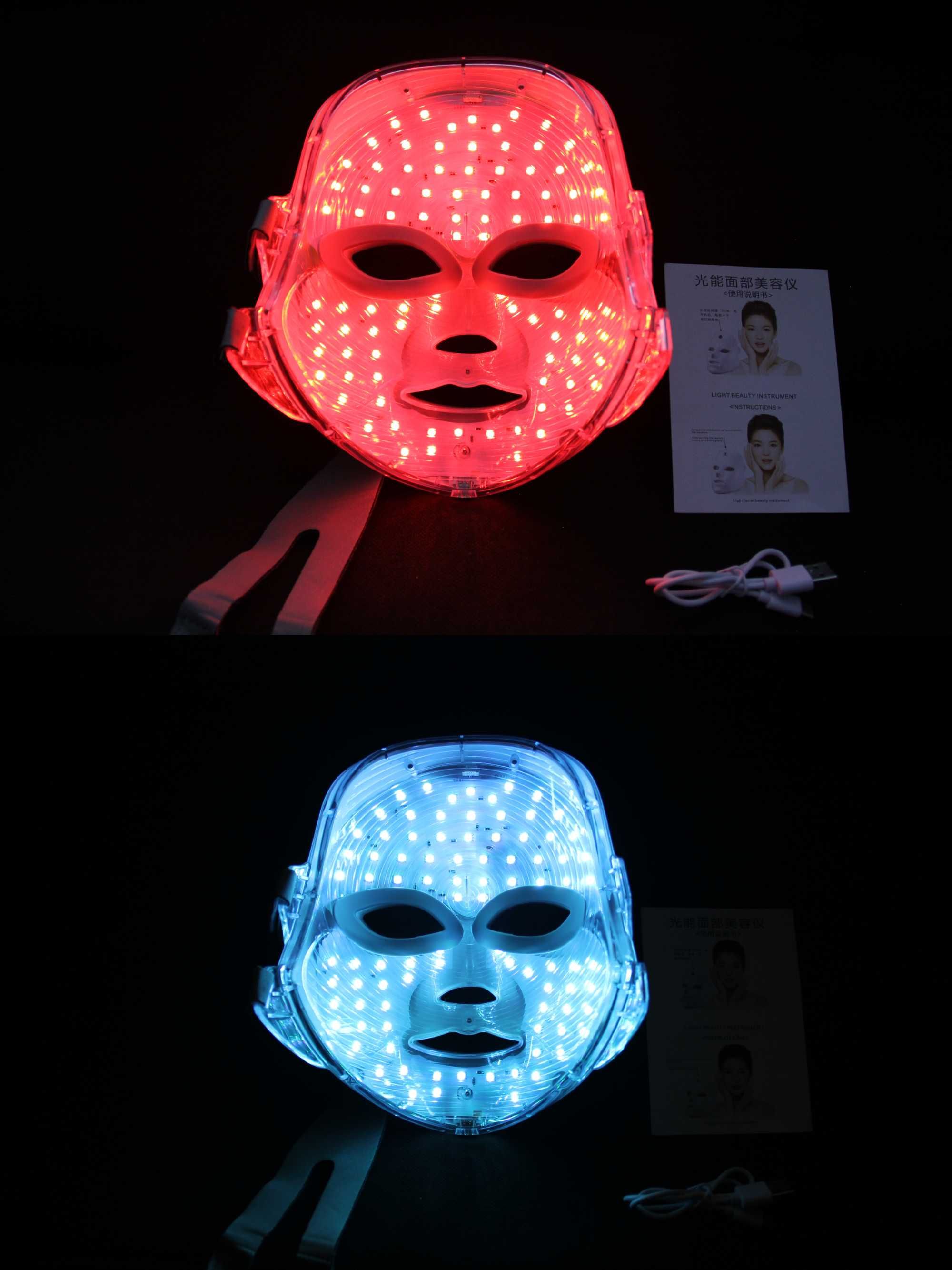 LED-маска для здоровой кожи лица (LED-терапия, светодиодная маска)