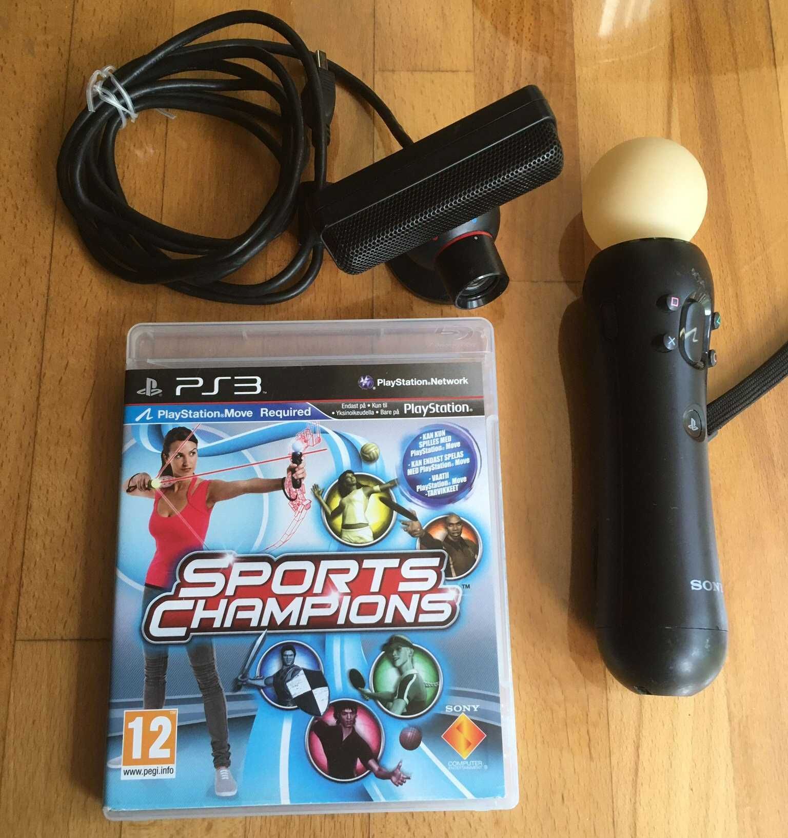 Set PlayStation Move - PS Move, PS Eye Camera, Sports Champions - PS3